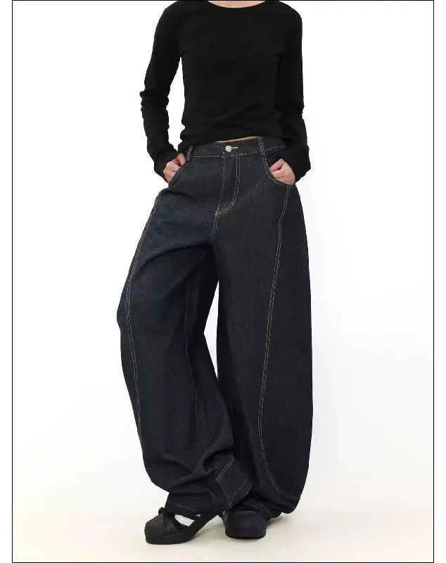 Wide Fit Baggy Jeans