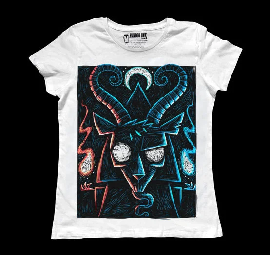 Baphomet's Curse Women White Tshirt