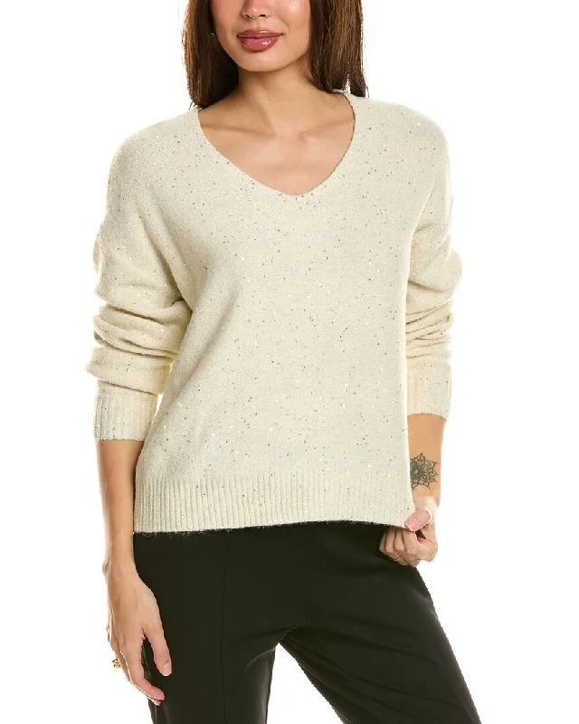 Vince Camuto Allover Sequins Sweater