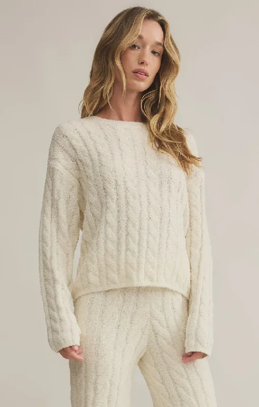 Carol Cable Knit LS