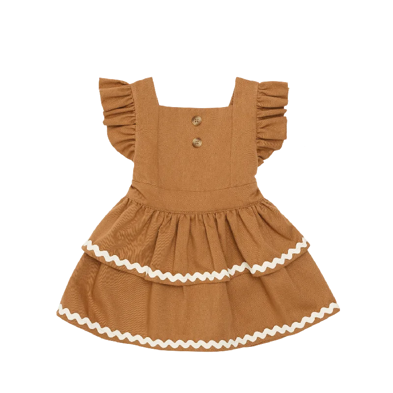 Gine Dress | Rose Brown