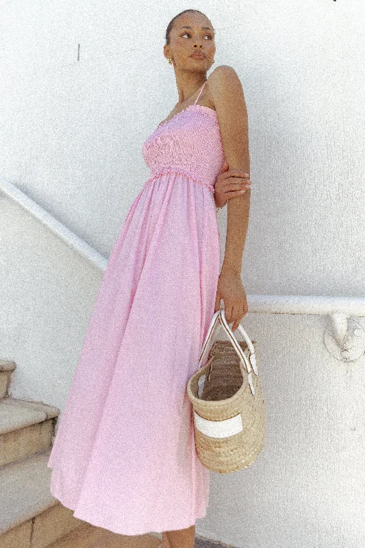 Nigella Maxi Dress - Pink