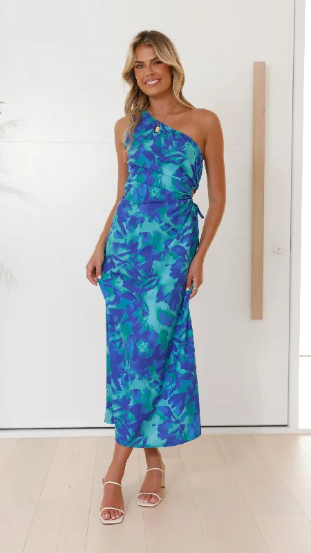 Percy Maxi Dress - Blue