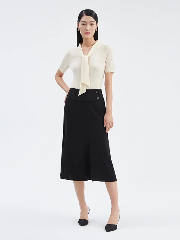 Triacetate Plain Mermaidl Women Skirt