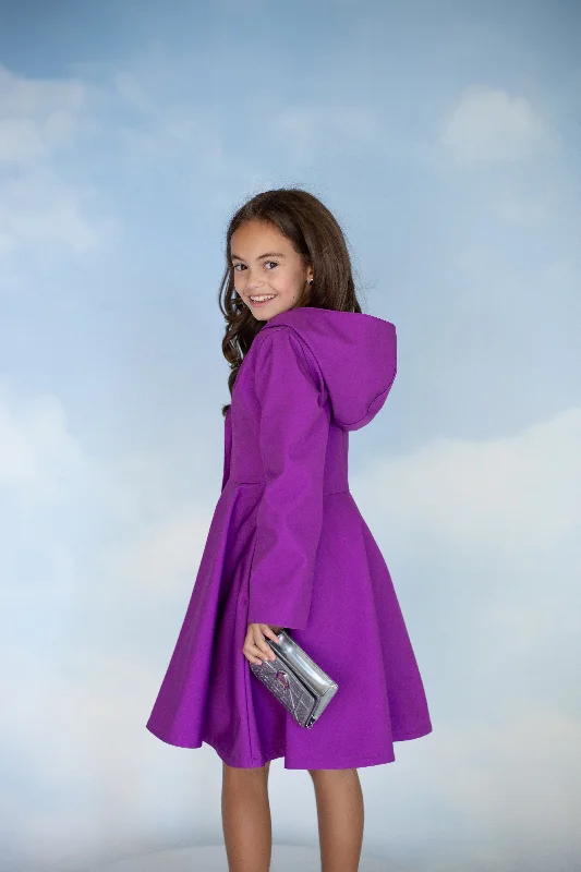 Fuchsia Coat for Girls | 'Daring Fuchsia'