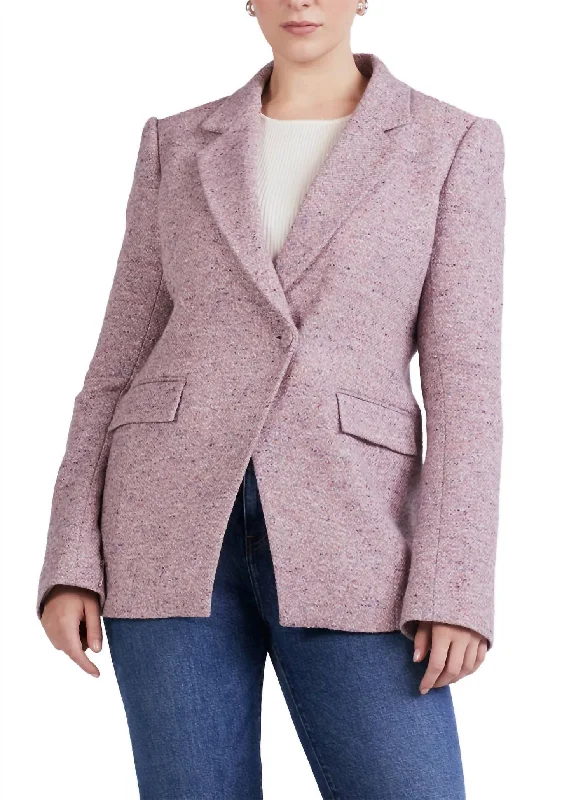 Noah Single Breasted Jacket In Lilac