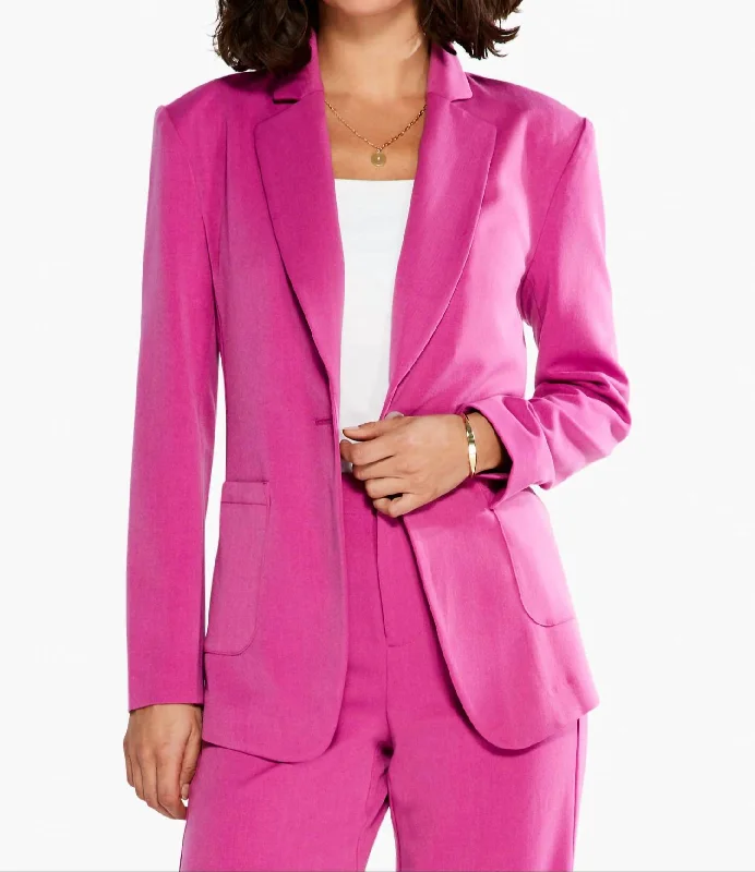 Work It Blazer In Orchid Petal